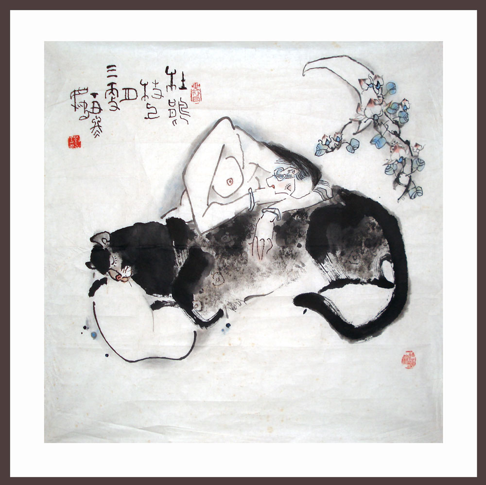 刘山民_山月杜鹃枝上月